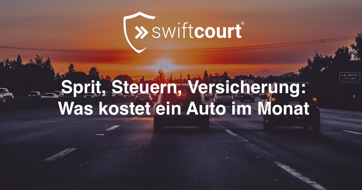 Sprit, Steuern, Versicherung Was kostet ein Auto im Monat